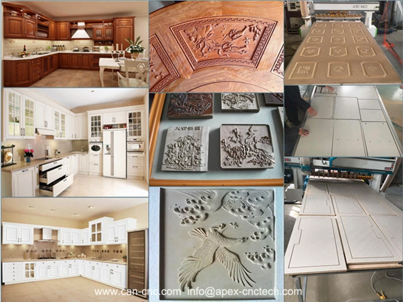 CNC router cutting board for woodworking application samples (2)