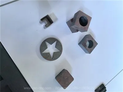 Vzorky na rezanie kovov vláknovým laserom